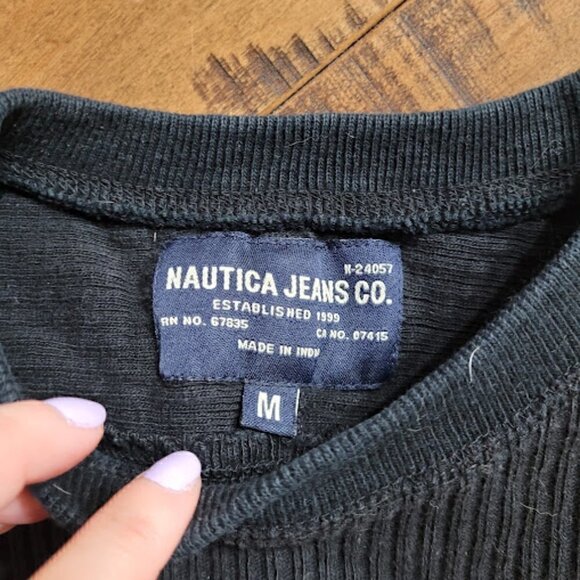 vintage Nautica Jeans co crew neck sweater medium - Picture 2 of 3